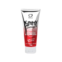 GEL TÉRMICO COMESTÍVEL YUMMY GOURMET 45G MORANGO E FRAMBOESA SEXY FANTASY