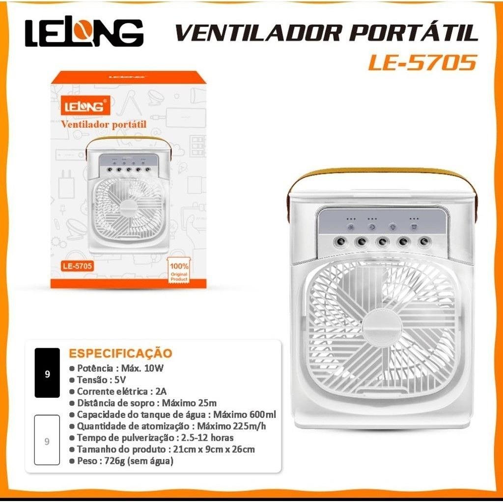 VENTILADOR PORTATIO LELONG LE-5705