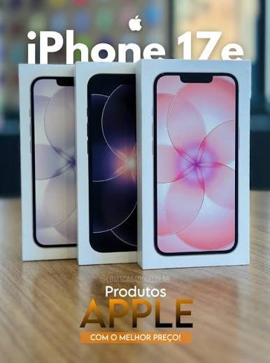 IPHONE 17e 256GB LACRADO 1 ANO DE GARANTIA APPLE *DE BRINDE OS ACESSORIOS*